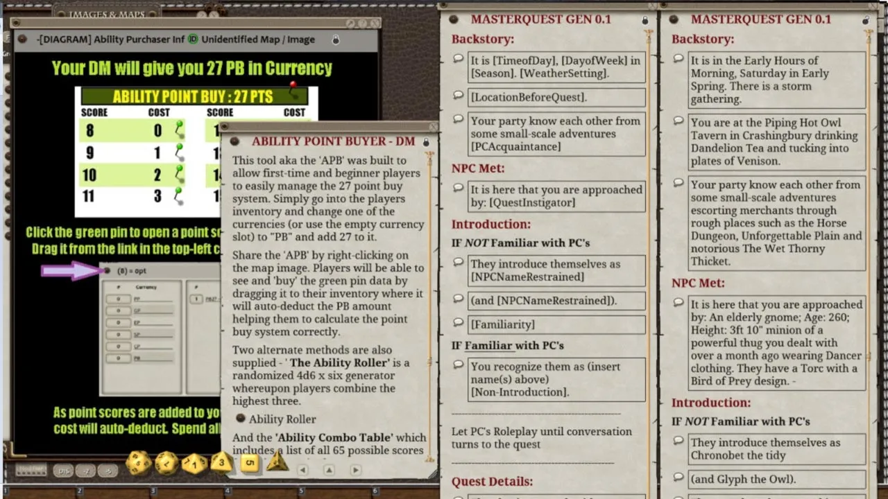 Fantasy Grounds - Squareware (5E) Screenshot 4