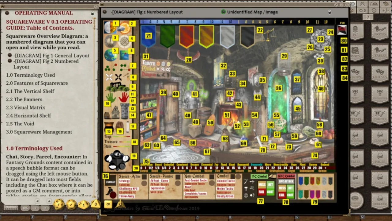Fantasy Grounds - Squareware (5E) Screenshot 2