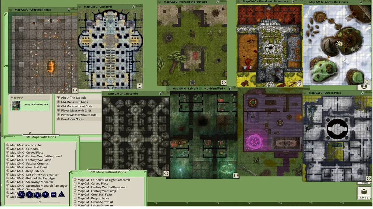 Fantasy Grounds - Map Pack Fantasy Locations (Map Pack) Screenshot 4