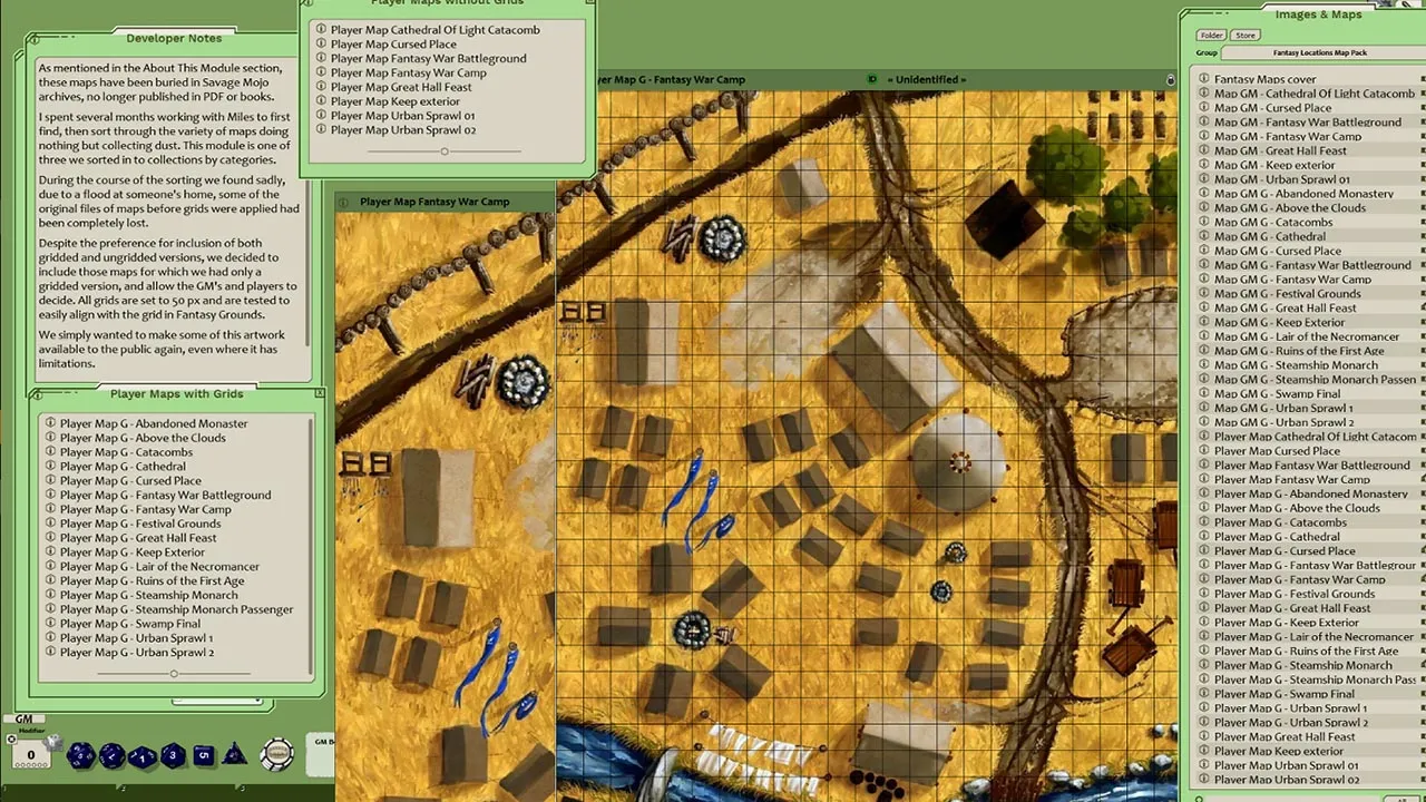Fantasy Grounds - Map Pack Fantasy Locations (Map Pack) Screenshot 0