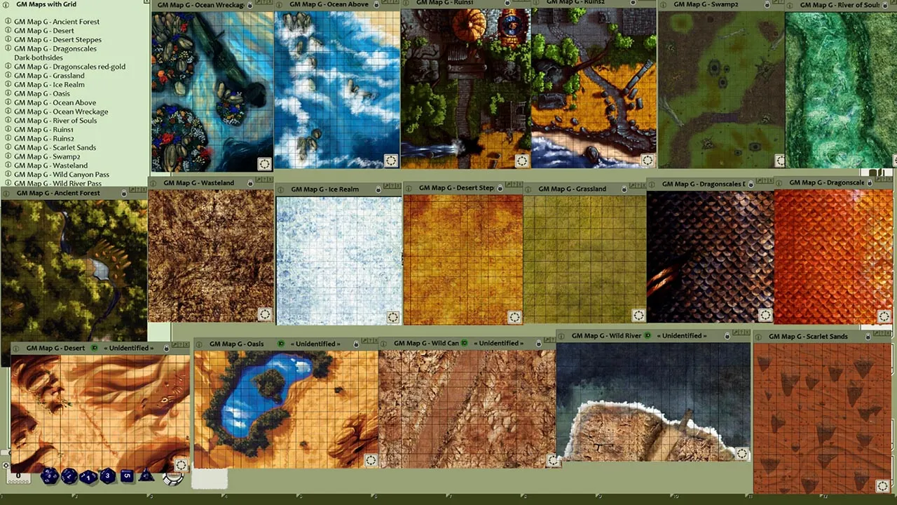 Fantasy Grounds - Map Pack Terrain and Battlemats (Map Pack) Screenshot 2
