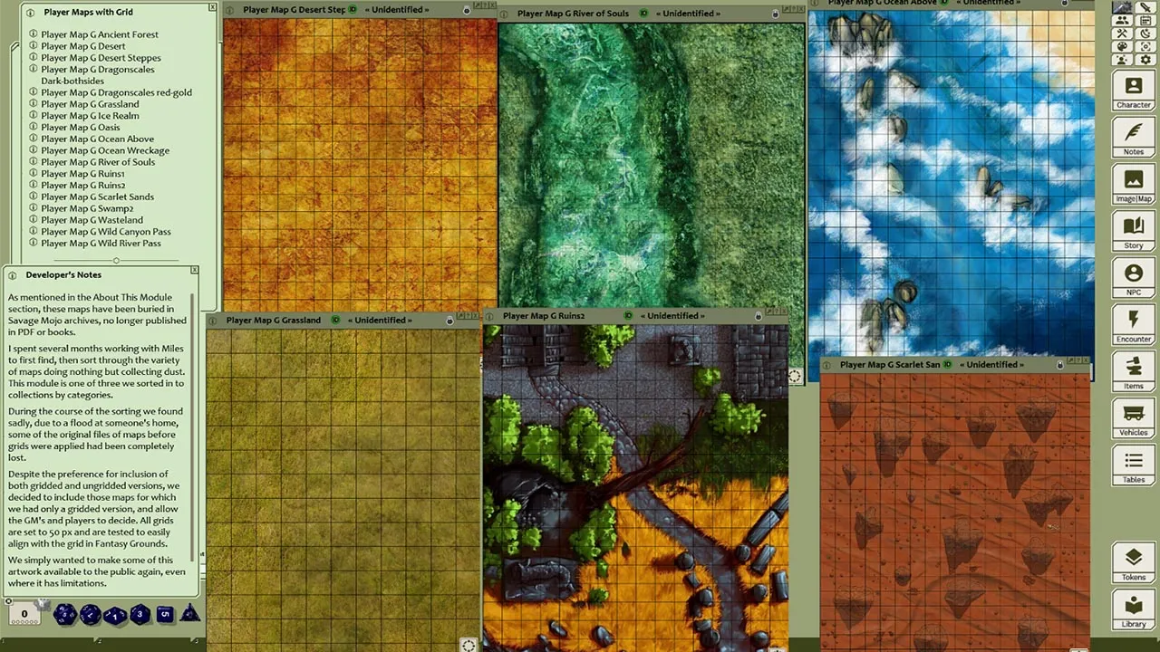 Fantasy Grounds - Map Pack Terrain and Battlemats (Map Pack) Screenshot 3