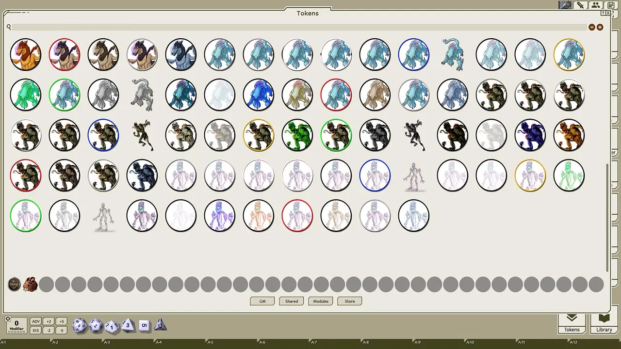 Fantasy Grounds - Strange Supernaturals, Volume 12 (Token Pack) Screenshot 0