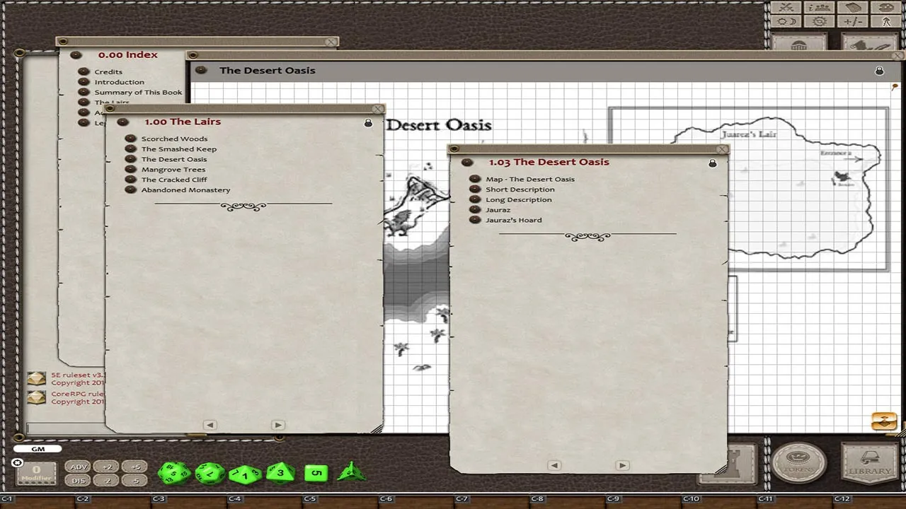 Fantasy Grounds - Chucks Dragons (5E) Screenshot 0