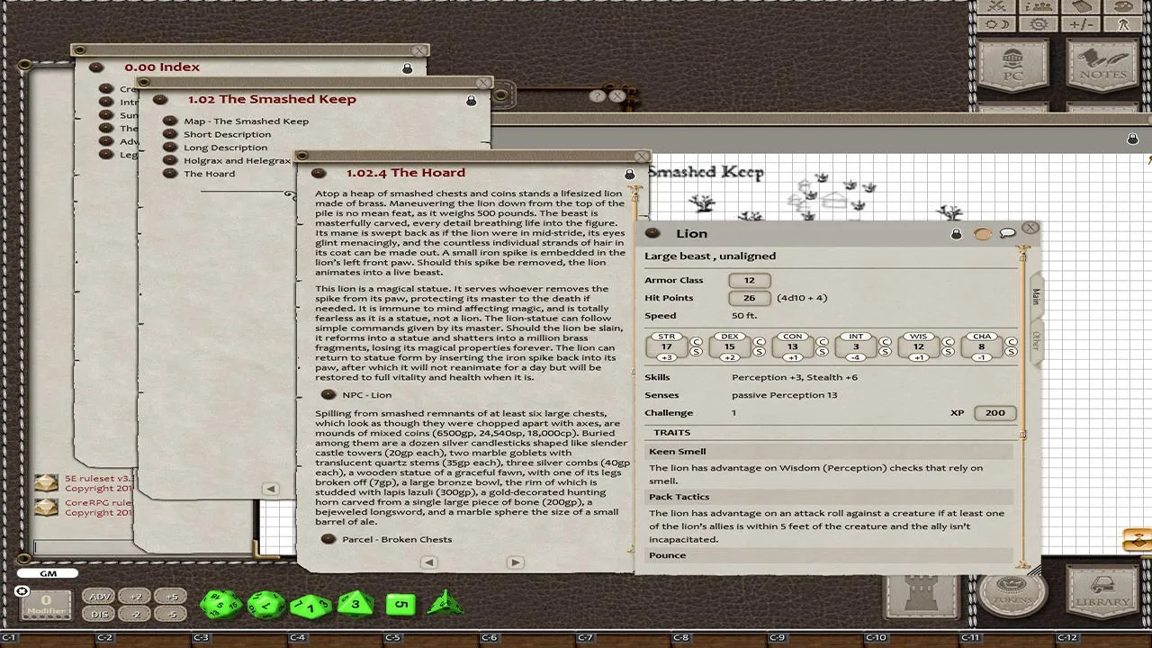 Fantasy Grounds - Chucks Dragons (5E) Screenshot 3