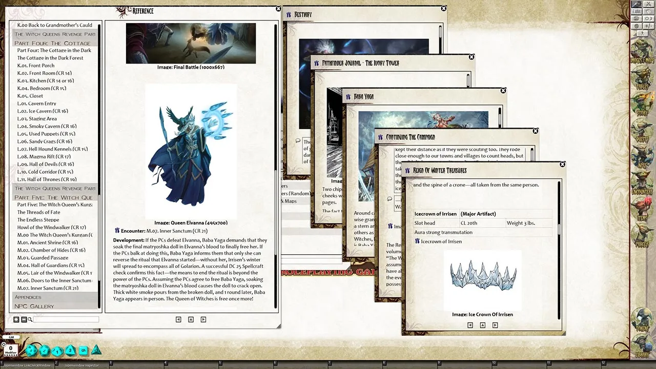 Fantasy Grounds - Pathfinder RPG - Reign of Winter AP 6: The Witch Queen's Revenge (PFRPG) Screenshot 1