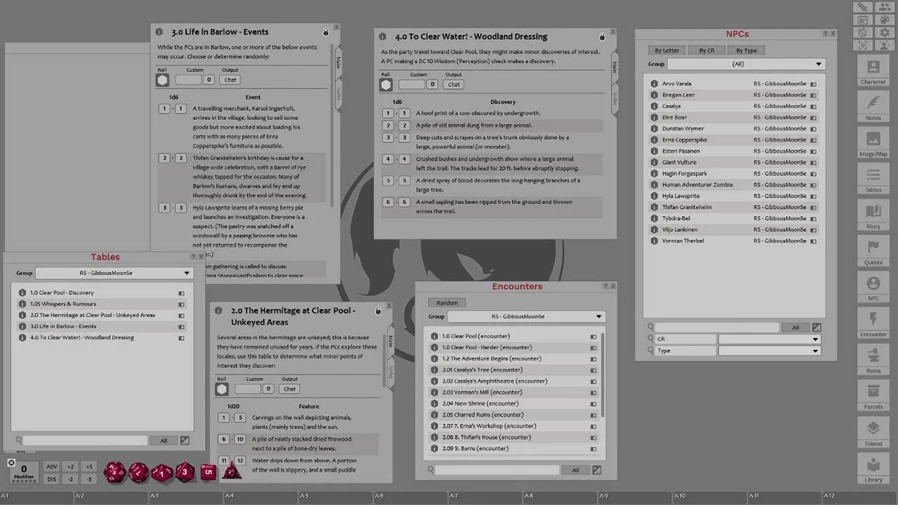 Fantasy Grounds - Gibbous Moon Collector's Edition (5E) Screenshot 3