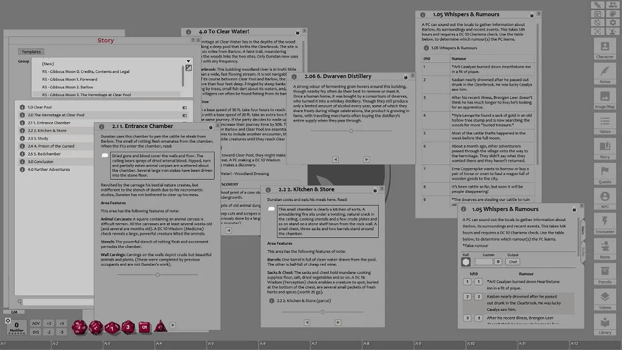 Fantasy Grounds - Gibbous Moon Collector's Edition (5E) Screenshot 4