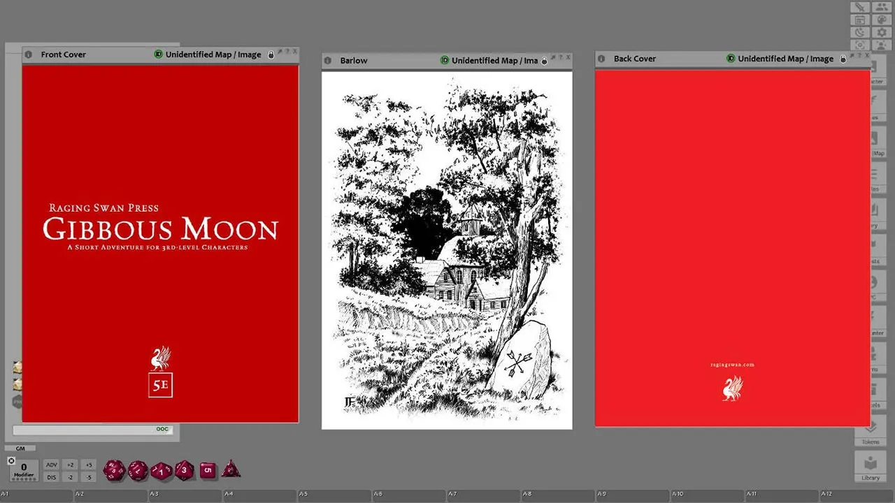 Fantasy Grounds - Gibbous Moon Collector's Edition (5E) Screenshot 0