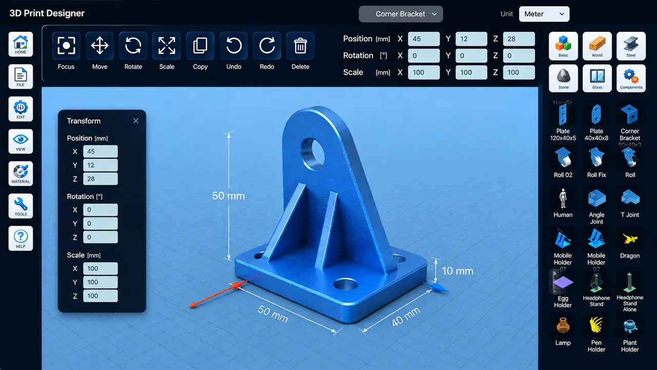 3D Print Designer Screenshot 2