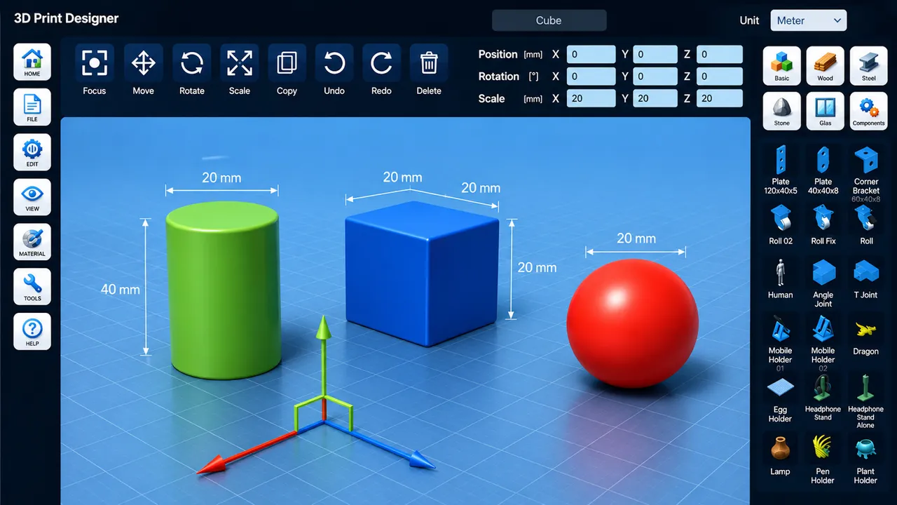 3D Print Designer Screenshot 4