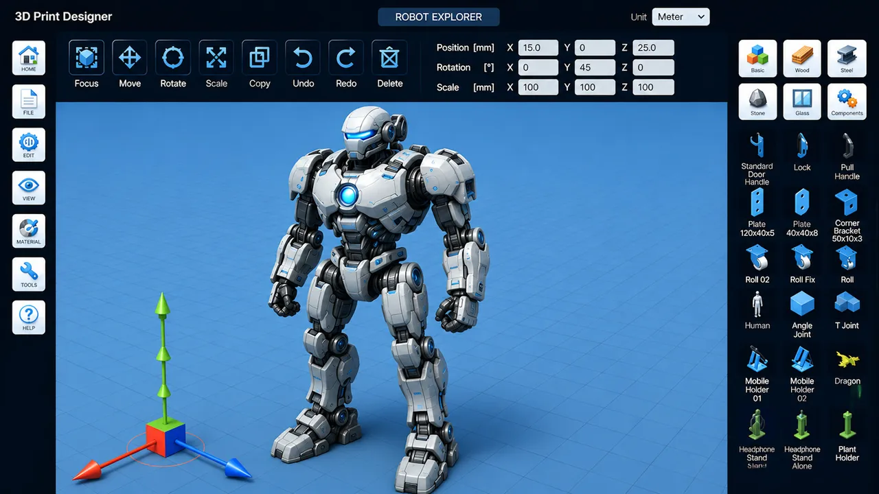 3D Print Designer Screenshot 0