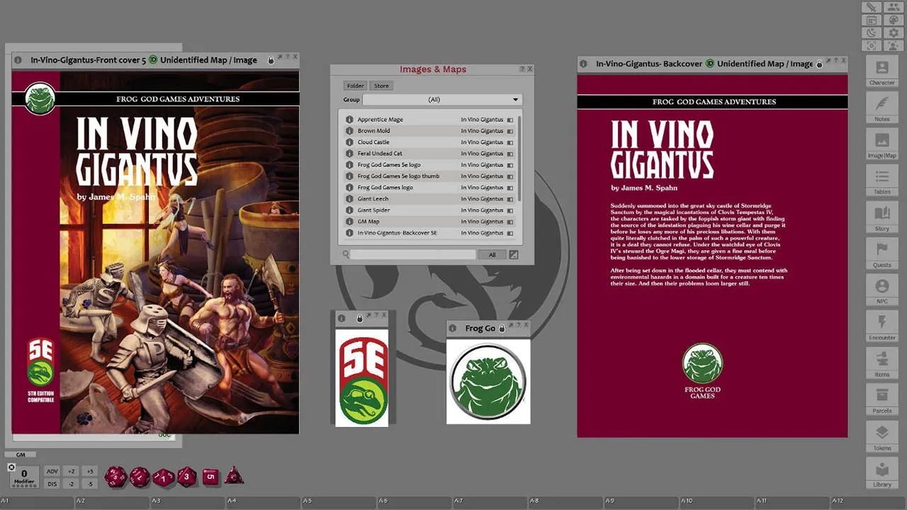 Fantasy Grounds - In Vino Gigantus (5E) Screenshot 0