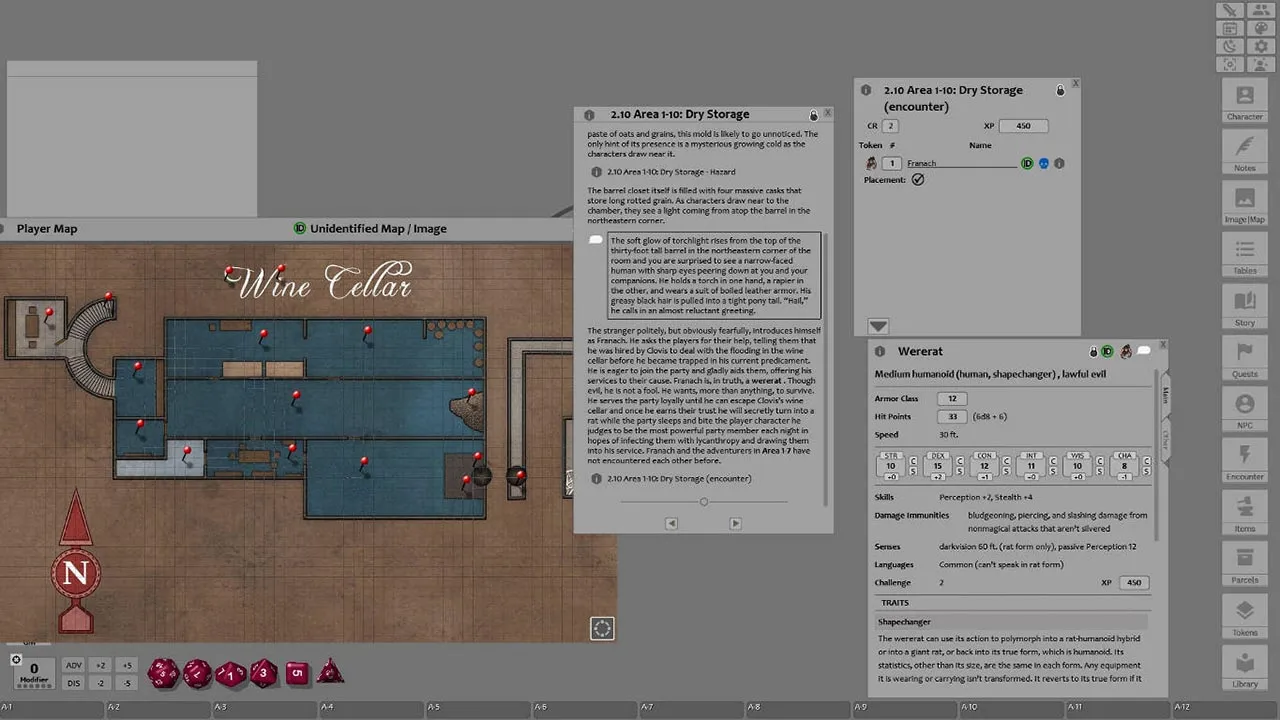 Fantasy Grounds - In Vino Gigantus (5E) Screenshot 3