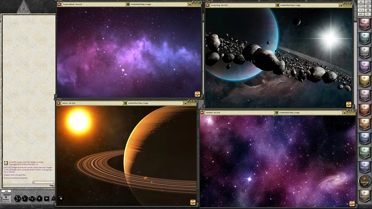Fantasy Grounds - Star Battles: Space Map Pack (Map Pack) Screenshot 6