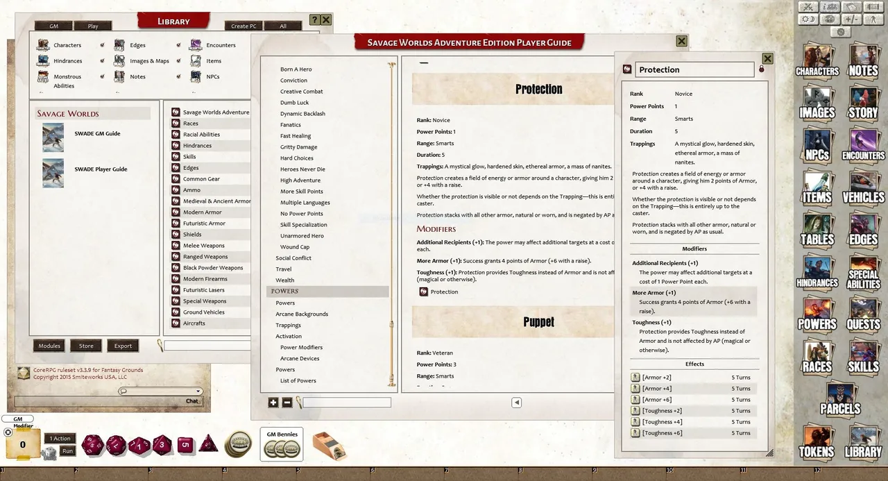 Fantasy Grounds - Savage Worlds Adventure Edition (SWADE) Screenshot 3