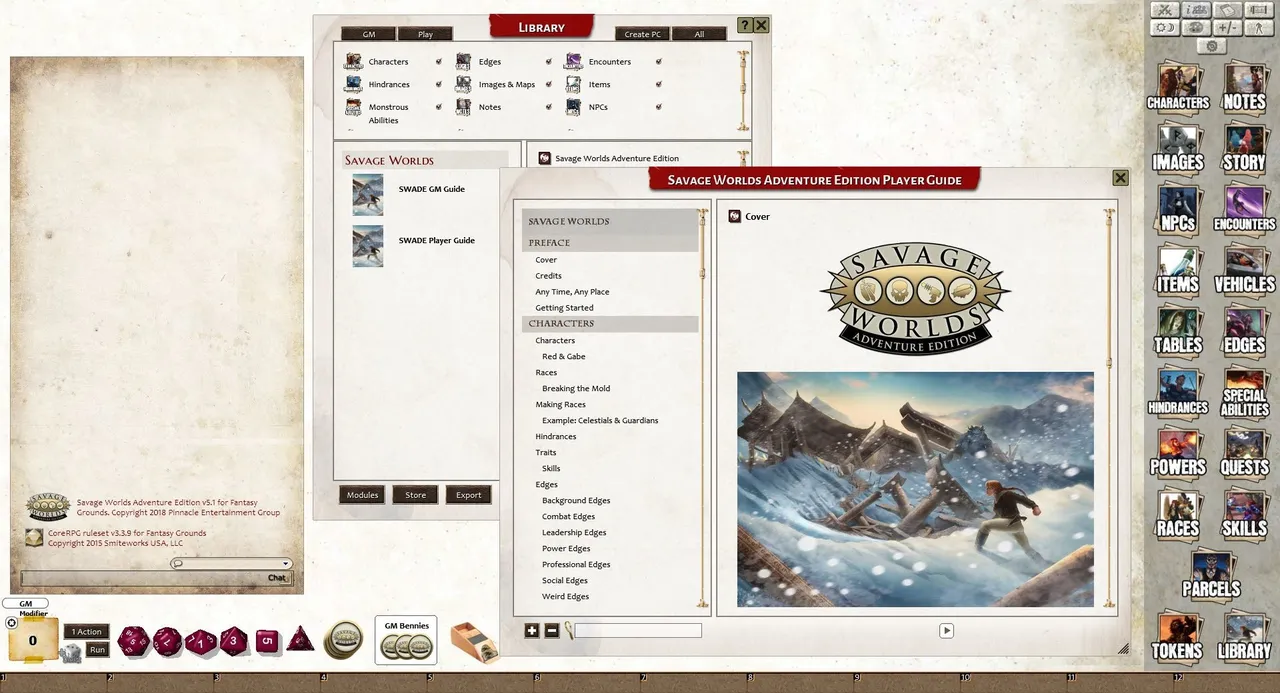 Fantasy Grounds - Savage Worlds Adventure Edition (SWADE) Screenshot 0