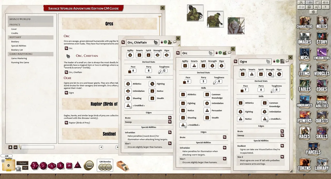 Fantasy Grounds - Savage Worlds Adventure Edition (SWADE) Screenshot 4