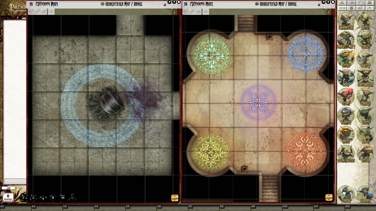 Fantasy Grounds - Pathfinder Flip-Mat: Wizard's Dungeon (Map Pack) Screenshot 4