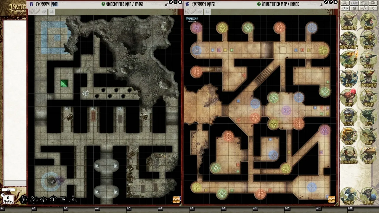 Fantasy Grounds - Pathfinder Flip-Mat: Wizard's Dungeon (Map Pack) Screenshot 3