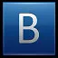 B icon