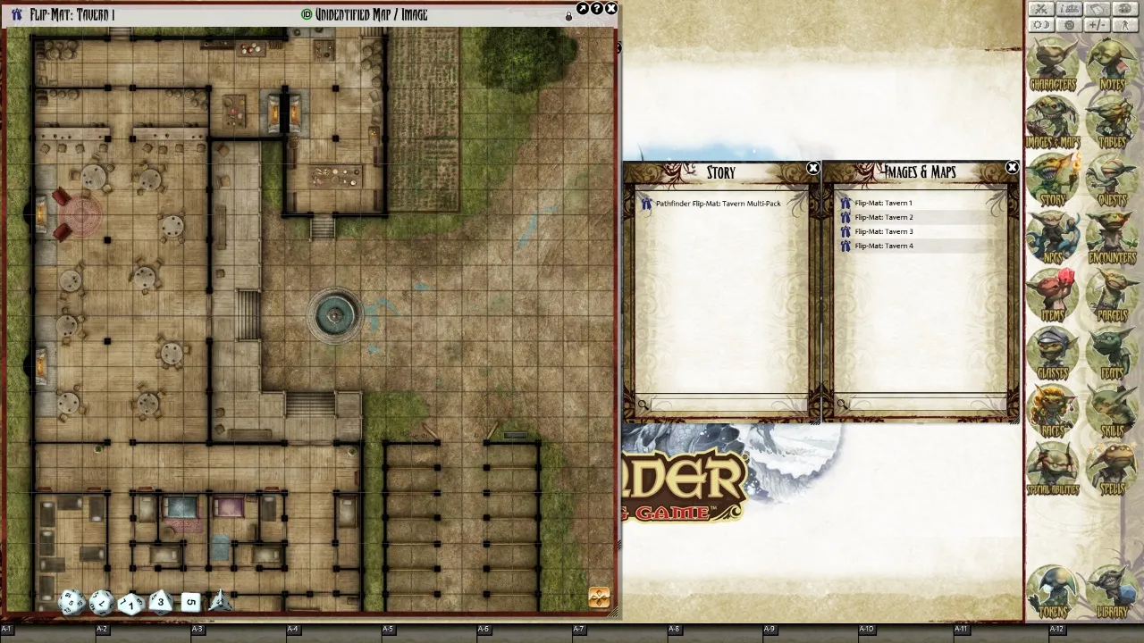 Fantasy Grounds - Pathfinder Flip-Mat: Tavern Multi-Pack (Map Pack) Screenshot 2