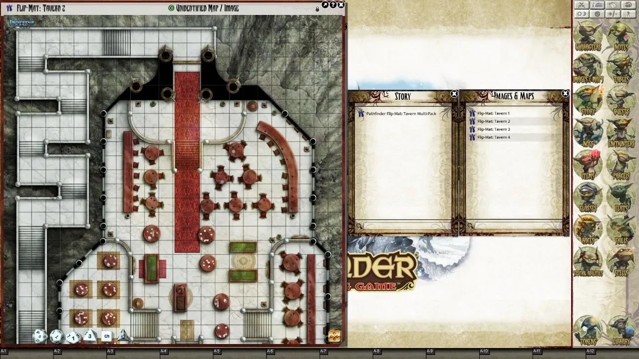 Fantasy Grounds - Pathfinder Flip-Mat: Tavern Multi-Pack (Map Pack) Screenshot 3