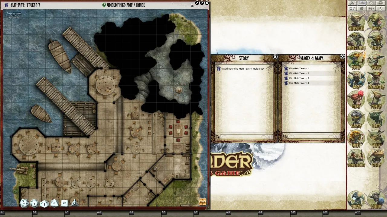 Fantasy Grounds - Pathfinder Flip-Mat: Tavern Multi-Pack (Map Pack) Screenshot 4