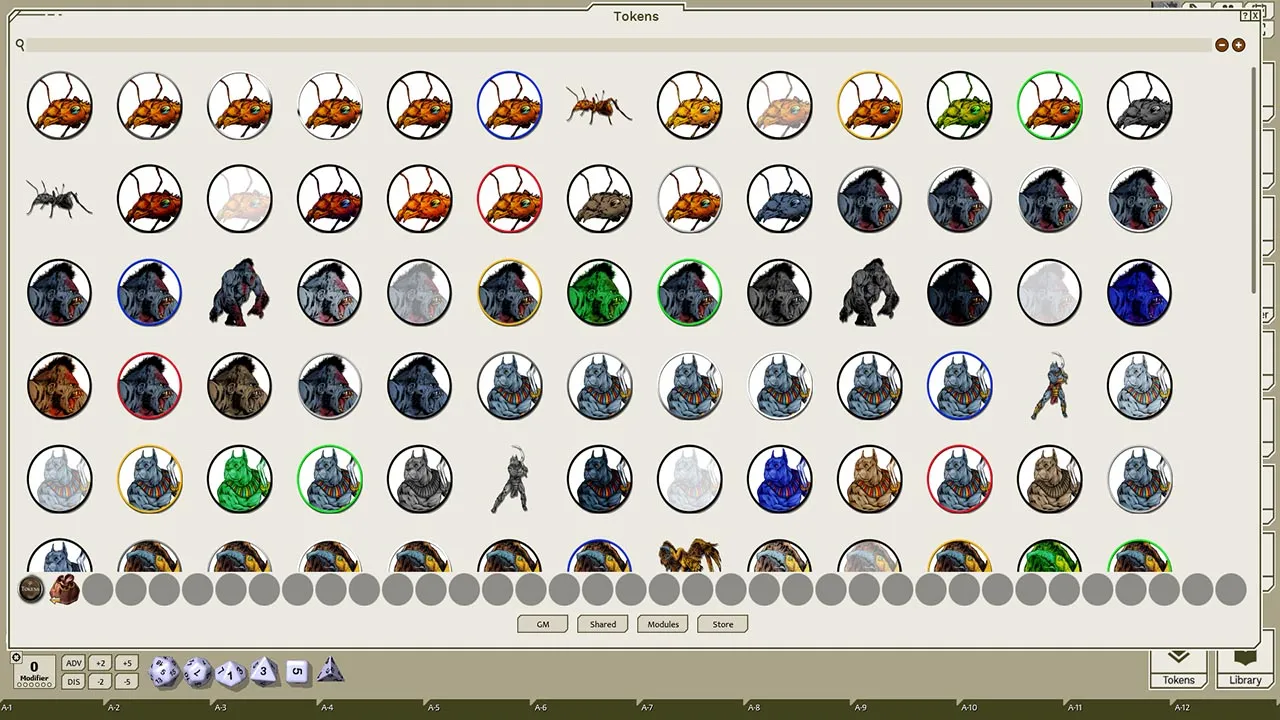 Fantasy Grounds - Creatures A-Z, Volume 8 (Token Pack) Screenshot 2