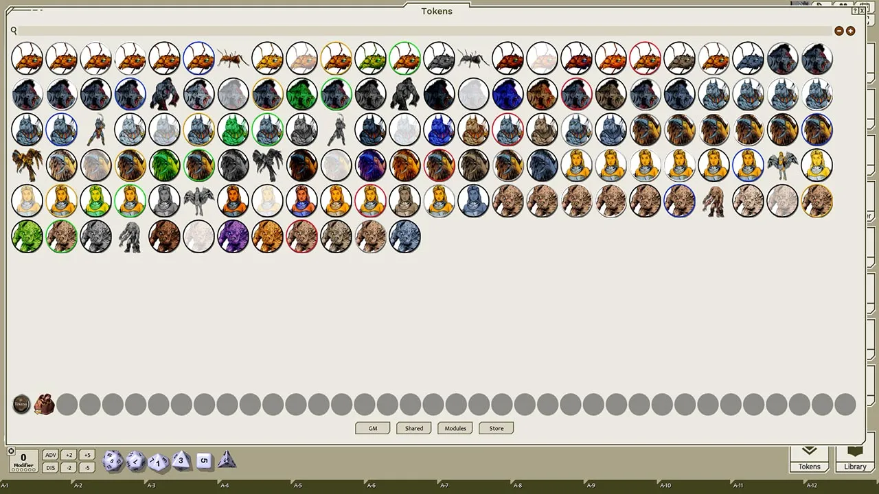 Fantasy Grounds - Creatures A-Z, Volume 8 (Token Pack) Screenshot 0