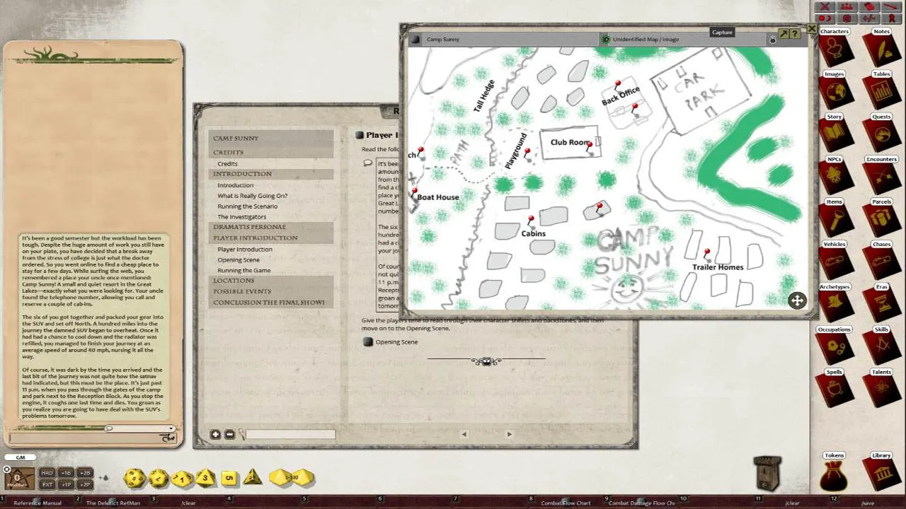 Fantasy Grounds - Call of Cthulhu Adventure Pack 1 (Call of Cthulhu 7E) Screenshot 4