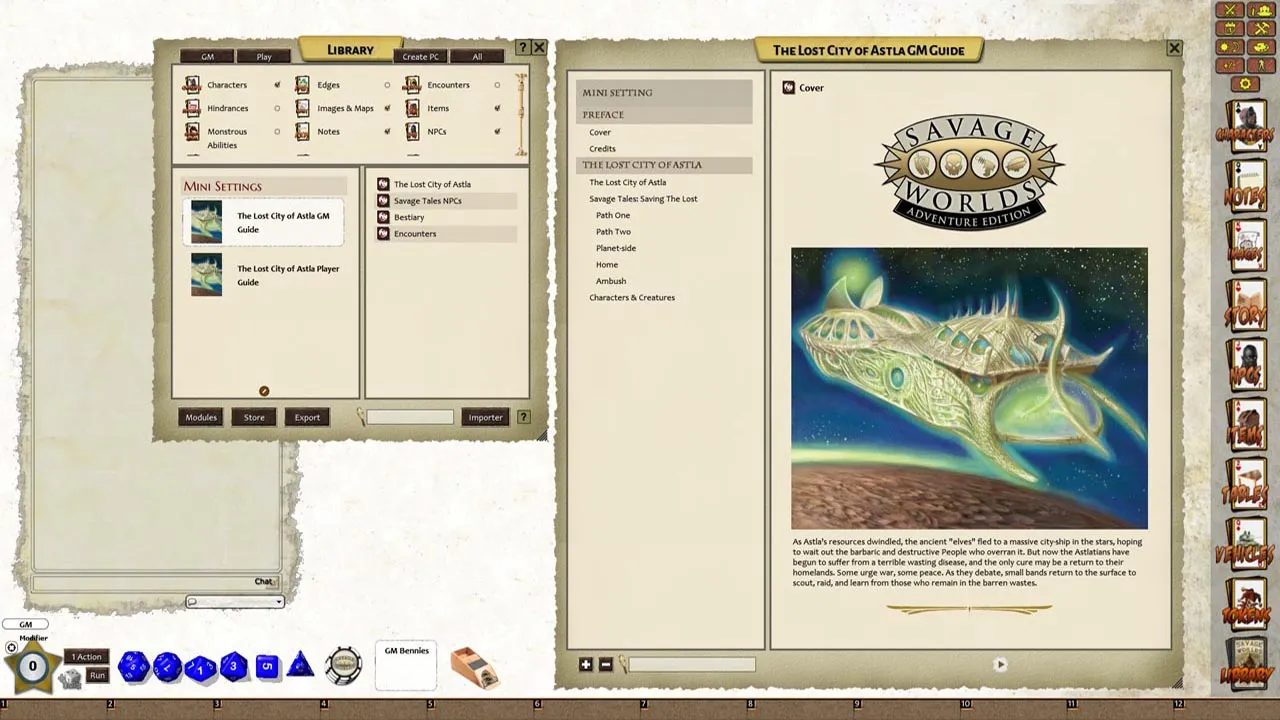Fantasy Grounds - Savage Worlds Adventure Edition: MiniSettings (SWADE) Screenshot 3