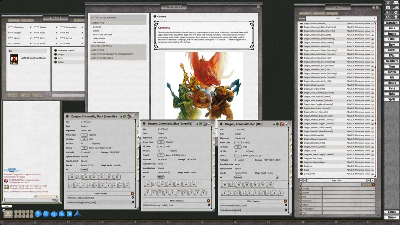 Fantasy Grounds - D&D Classics: Monstrous Manual (2E) Screenshot 0