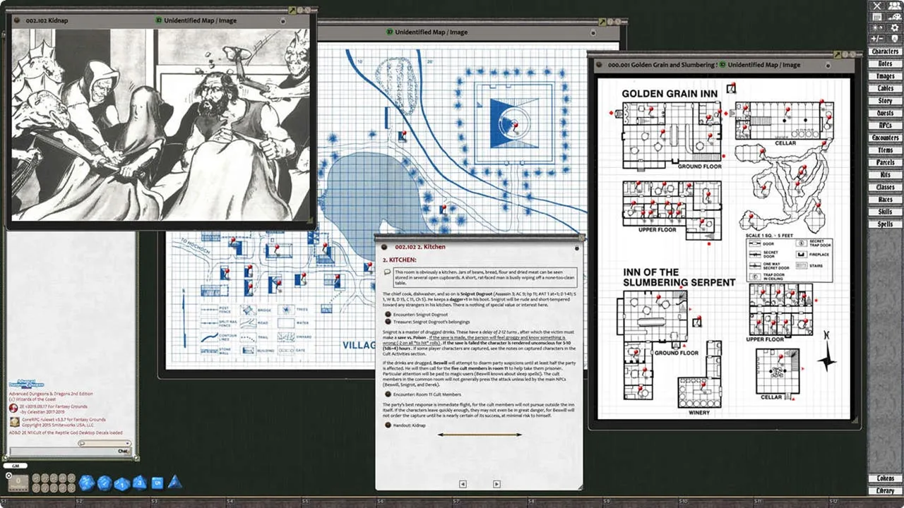 Fantasy Grounds - D&D Classics: N1 Against the Cult of the Reptile God (2E) Screenshot 4