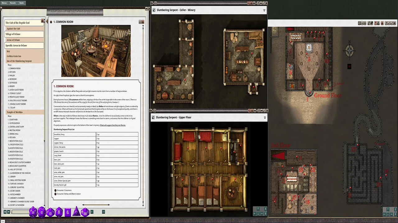 Fantasy Grounds - D&D Classics: N1 Against the Cult of the Reptile God (2E) Screenshot 6