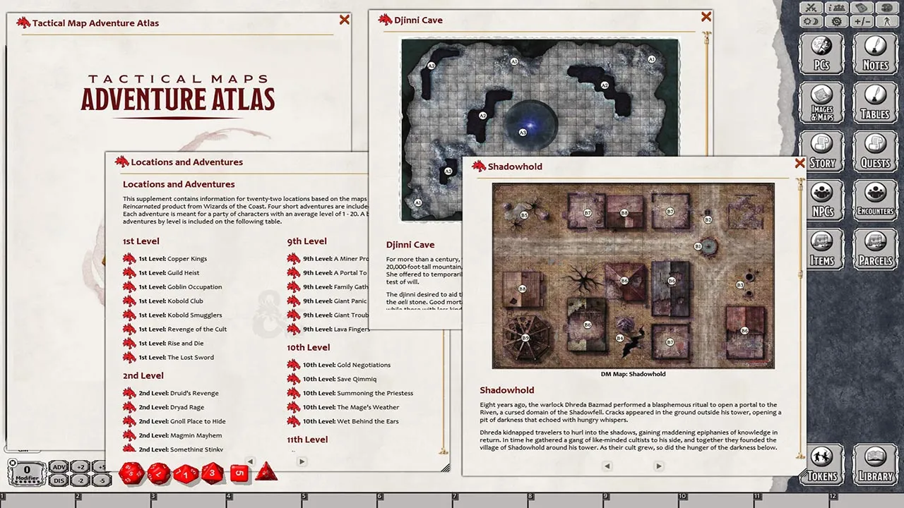 Fantasy Grounds - Dungeons & Dragons Tactical Maps: Adventure Atlas Screenshot 2