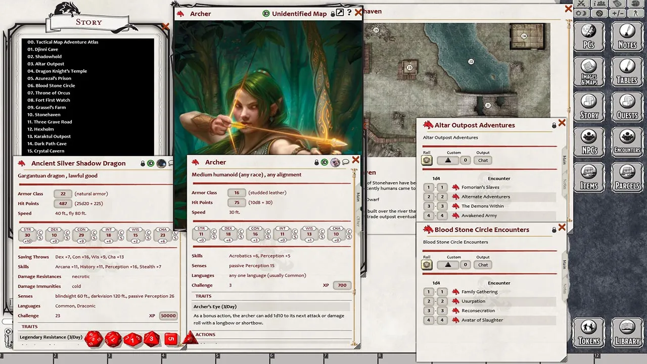 Fantasy Grounds - Dungeons & Dragons Tactical Maps: Adventure Atlas Screenshot 5