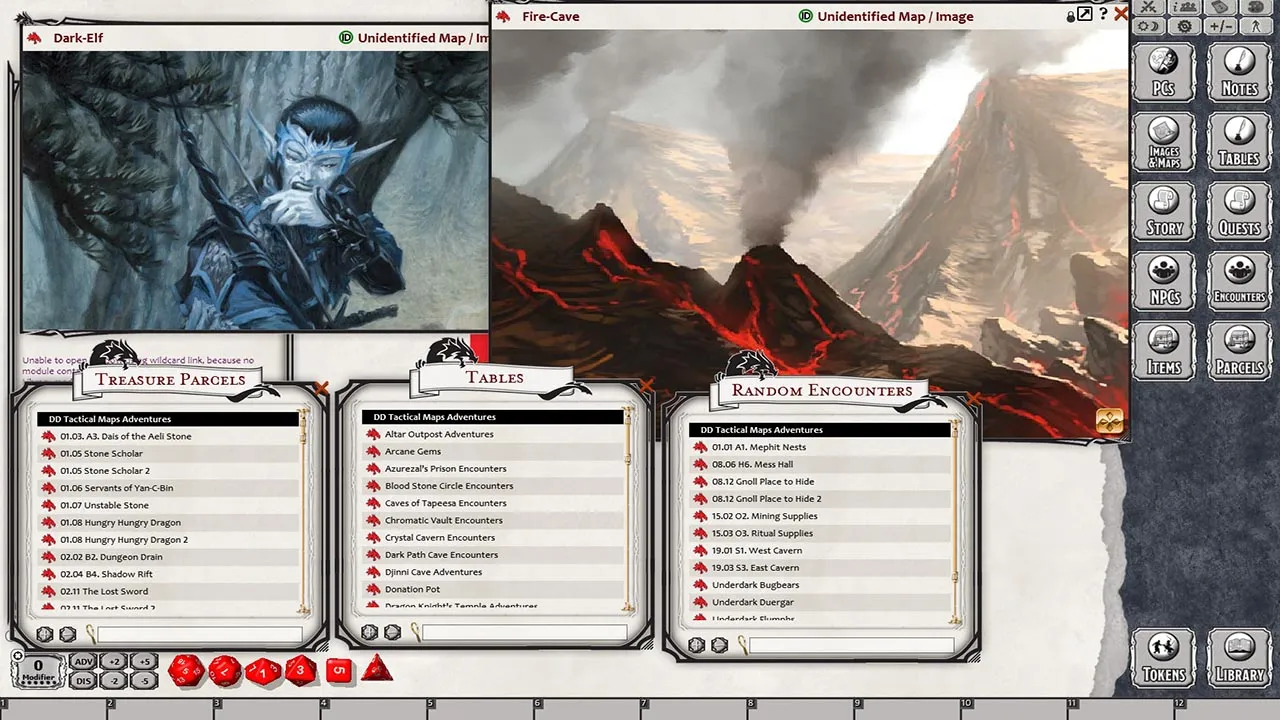 Fantasy Grounds - Dungeons & Dragons Tactical Maps: Adventure Atlas Screenshot 1