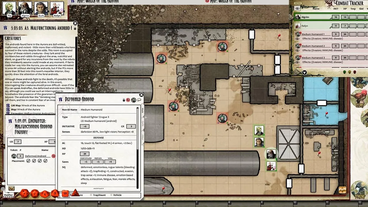 Fantasy Grounds - Pathfinder RPG - Iron Gods AP 3: The Choking Tower (PFRPG) Screenshot 1