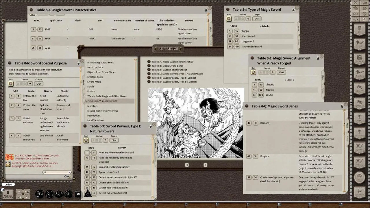 Fantasy Grounds - Dungeon Crawl Classics Ruleset (DCC) Screenshot 5