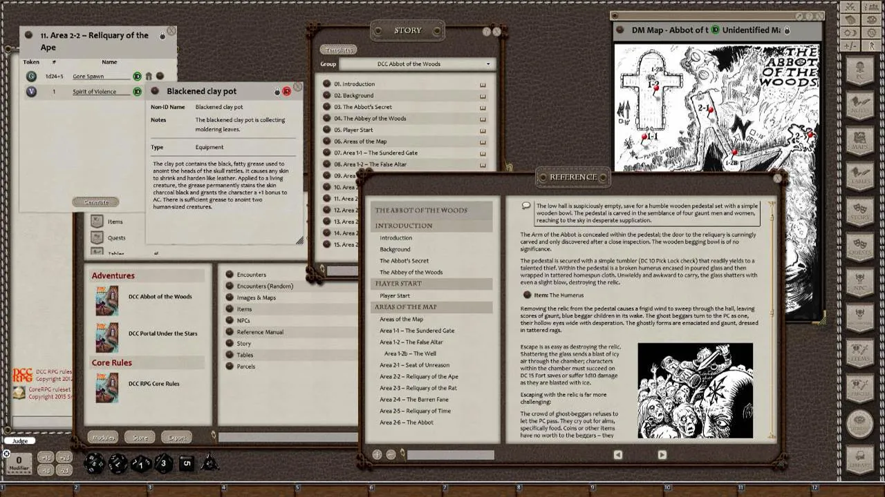 Fantasy Grounds - Dungeon Crawl Classics Ruleset (DCC) Screenshot 3