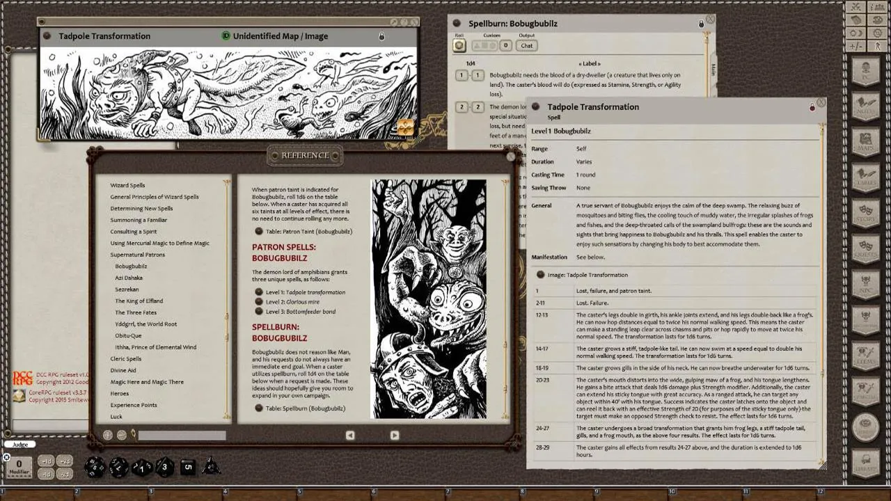 Fantasy Grounds - Dungeon Crawl Classics Ruleset (DCC) Screenshot 4
