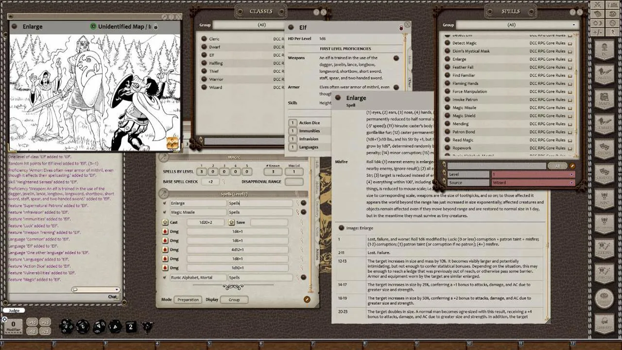 Fantasy Grounds - Dungeon Crawl Classics Ruleset (DCC) Screenshot 1