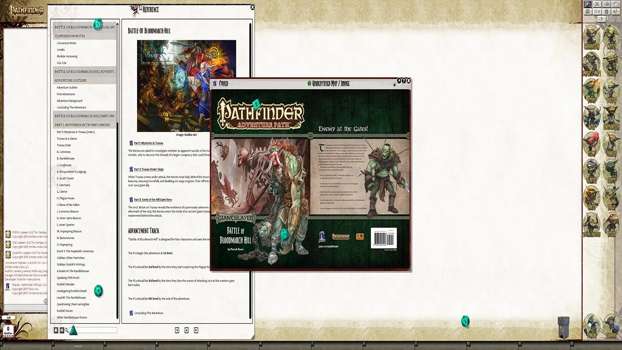 Fantasy Grounds - Pathfinder RPG - Giantslayer AP 1: Battle of Bloodmarch Hill (PFRPG) Screenshot 4