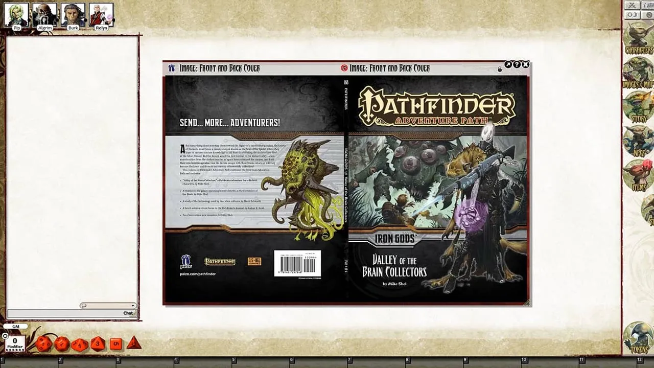 Fantasy Grounds - Pathfinder RPG - Iron Gods AP 4: Valley of the Brain Collectors (PFRPG) Screenshot 6