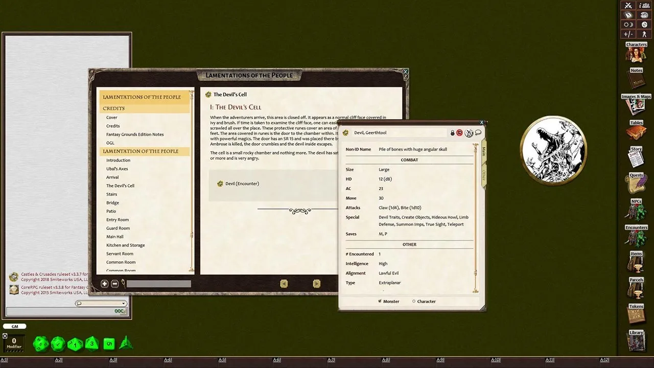 Fantasy Grounds - Castles & Crusades Adventure Pack Volume 1 (C&C) Screenshot 13