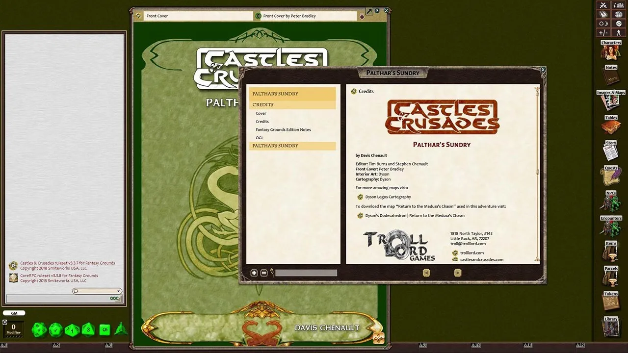 Fantasy Grounds - Castles & Crusades Adventure Pack Volume 1 (C&C) Screenshot 6