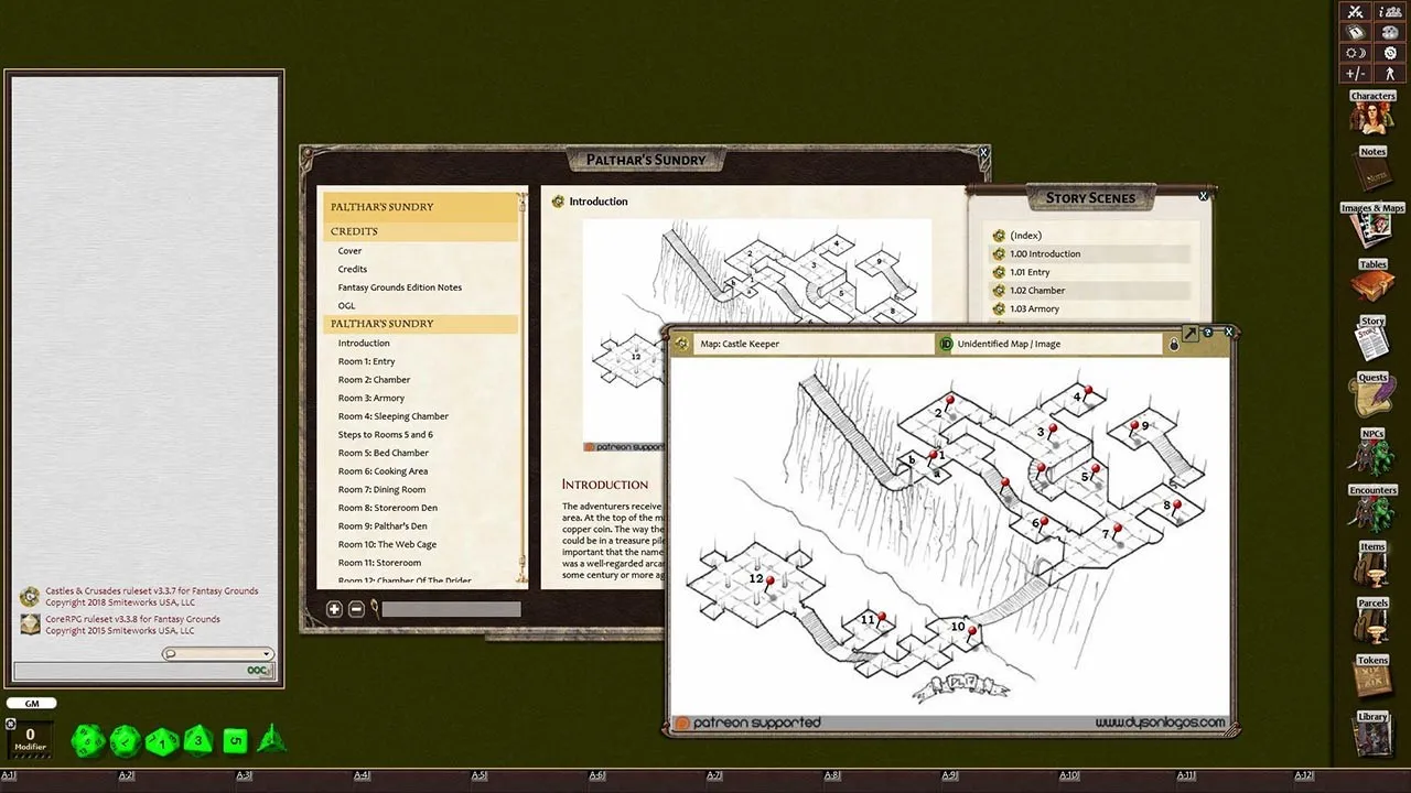 Fantasy Grounds - Castles & Crusades Adventure Pack Volume 1 (C&C) Screenshot 7