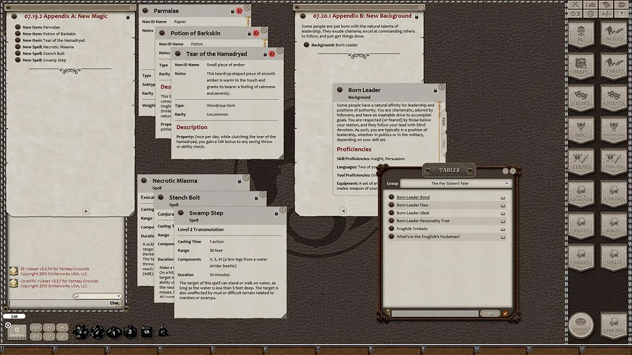 Fantasy Grounds - Fifth Edition Fantasy #2 – The Fey Sisters' Fate (5E) Screenshot 6