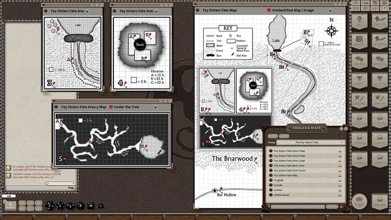 Fantasy Grounds - Fifth Edition Fantasy #2 – The Fey Sisters' Fate (5E) Screenshot 2
